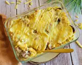 Un plat gratiné de pâtes, lardons et fromage fondant, un délice de welsch à partager.
